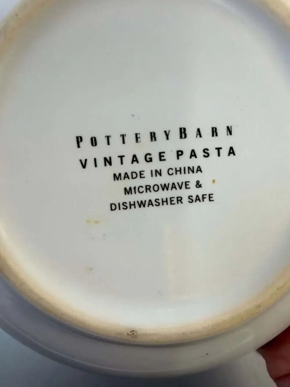 Pottery Barn Vintage Pasta Rustica Parmigiano‎ Jar and Olive Bowl Set with Spoon
